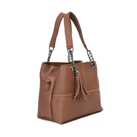 Casual hand bag Coffee
