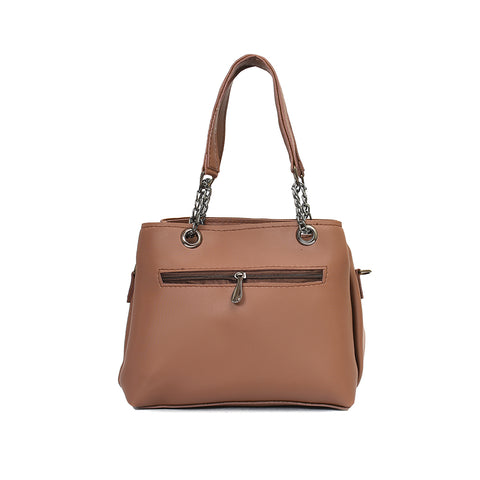 Casual hand bag Coffee